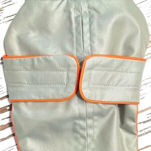 Zoomies Red and Gray Dog Rain Jacket